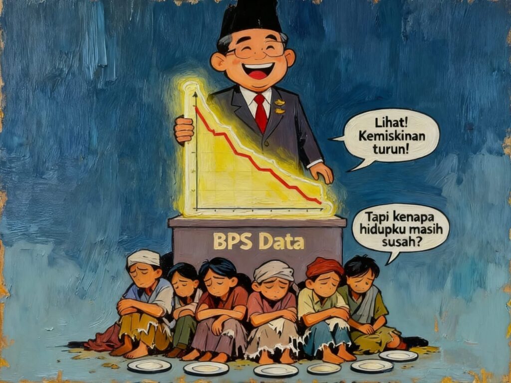 Ketika Negara Puas Rakyat Tidak Mati: Kritik atas Data Kemiskinan BPS